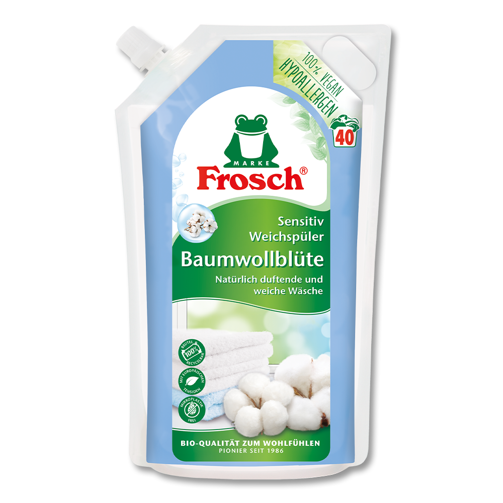 Frosch Baumwollblüten Weichspüler  Frosch Baumwollblüten Weichspüler