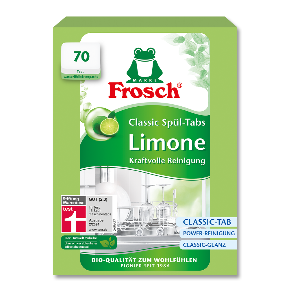 Frosch Classic Tabs Limone, 70 Stück