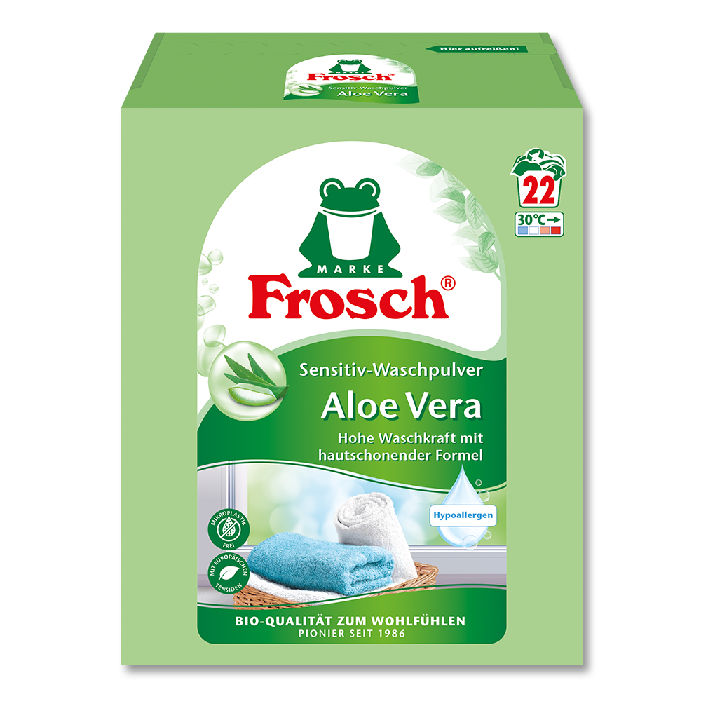 Frosch Aloe Vera Sensitiv-Waschpulver Frosch Aloe Vera Sensitiv-Waschpulver