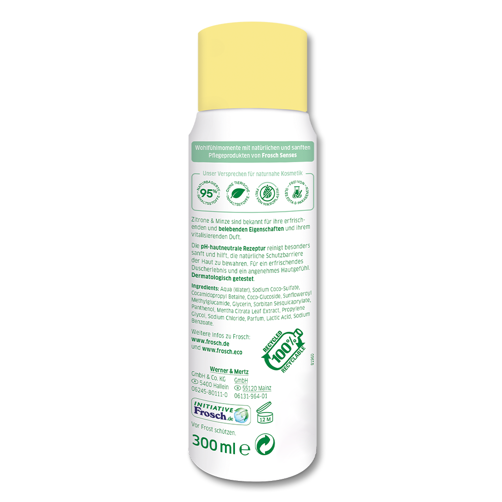 Frosch Sensitiv-Dusche Zitrone & Minze
