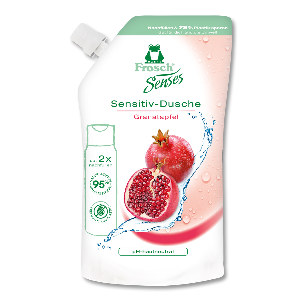 Frosch Sensitiv-Dusche Granatapfel Nachfüllbeutel Frosch Sensitiv-Dusche Granatapfel Nachfüllbeutel