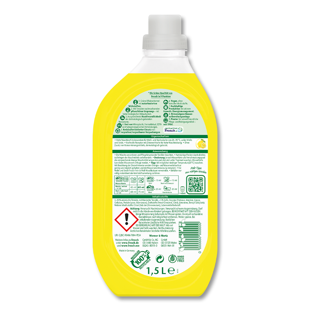 Frosch Citrus Voll-Waschmittel