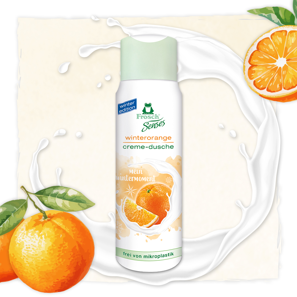 Frosch Winterorange Cremedusche Frosch Winterorange Cremedusche