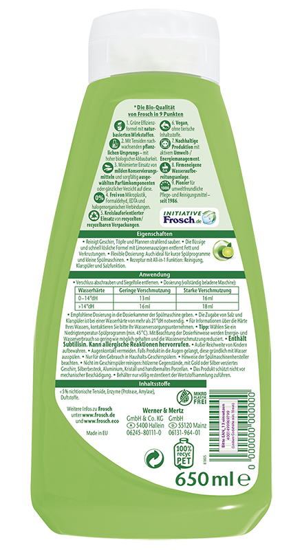 Frosch All-in-1 Spül-Gel, 40 Spülgänge