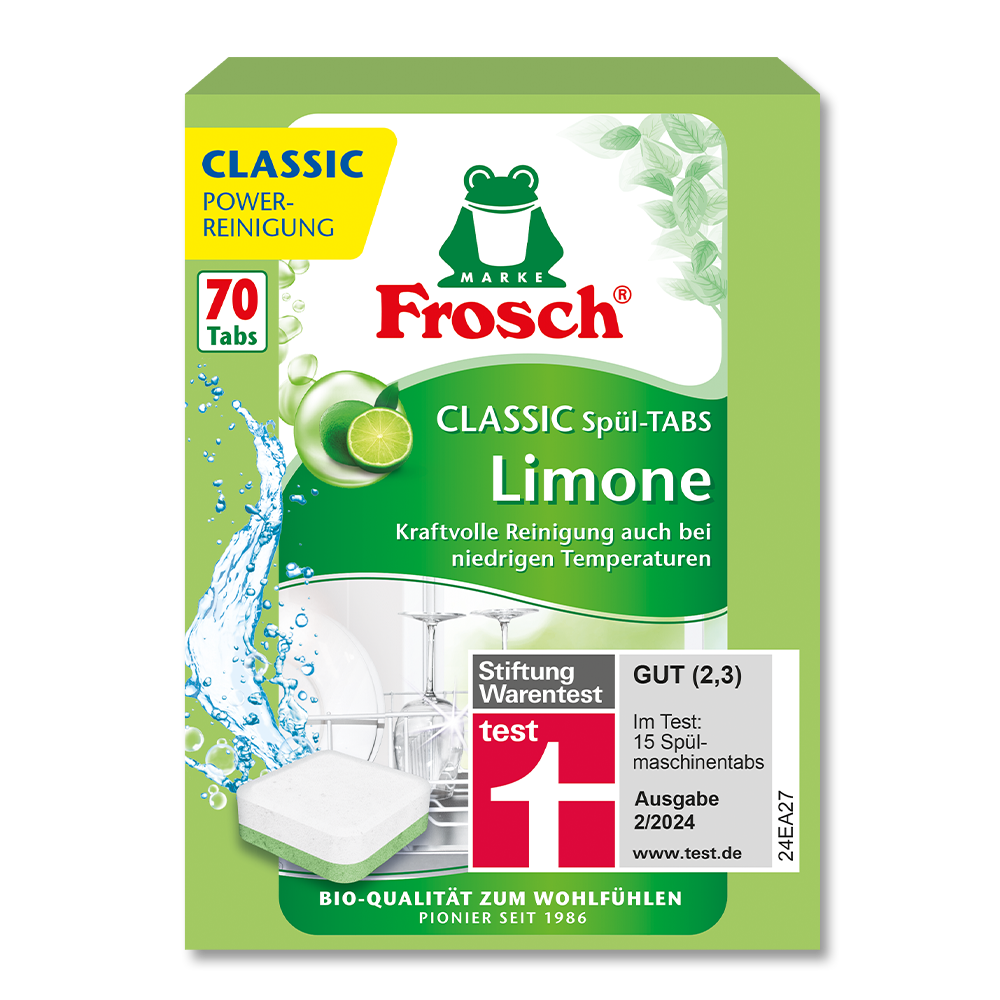 Frosch Classic Tabs Limone, 70 Stück
