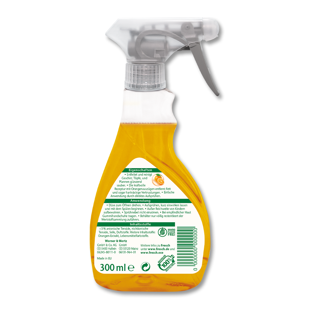 Frosch Spül-Spray Orange