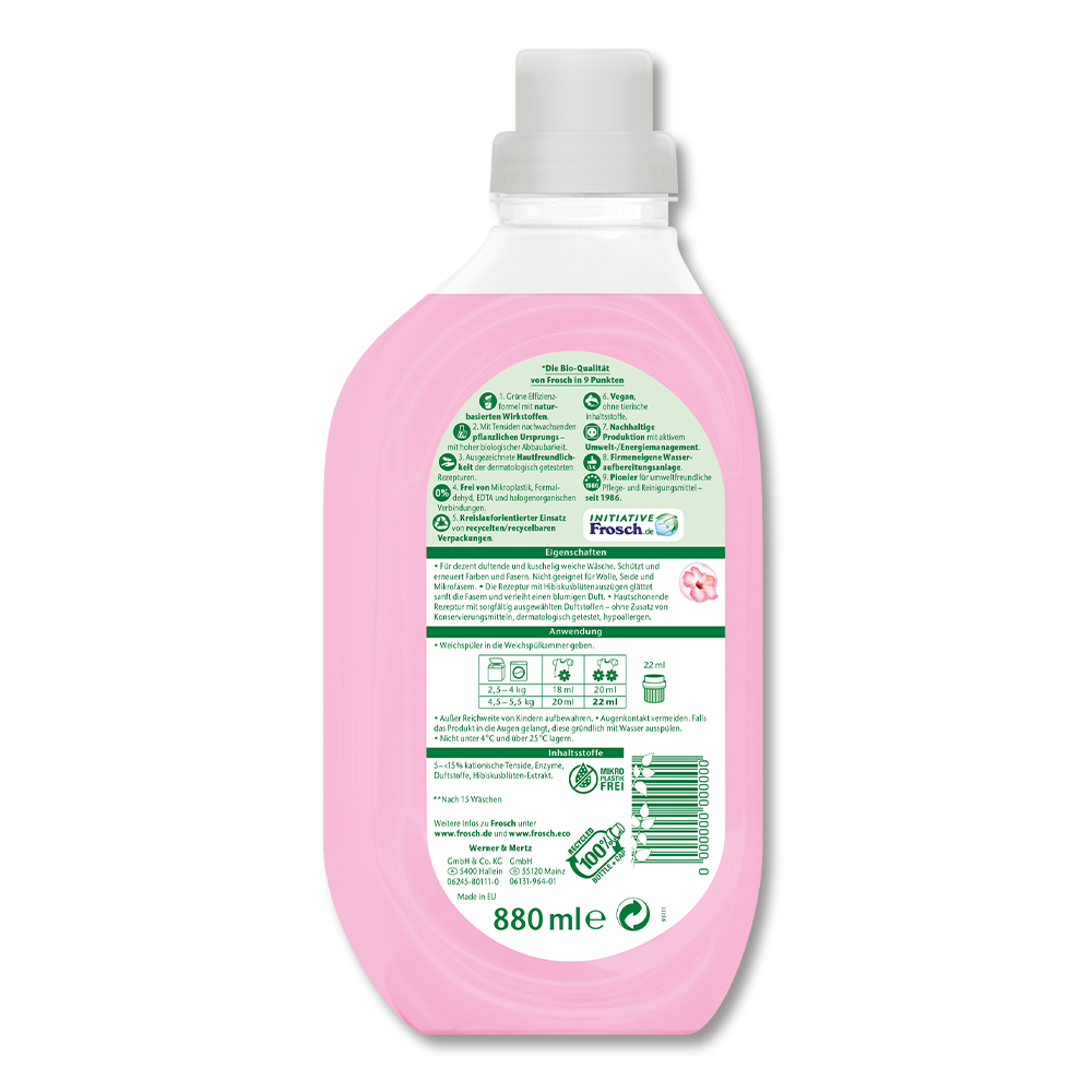 Frosch Sensitiv-Weichspüler Hibiskusblüte