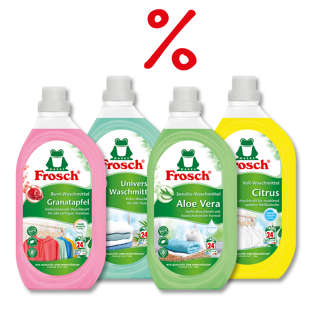 Probier-Paket Frosch Waschmittel - Mix