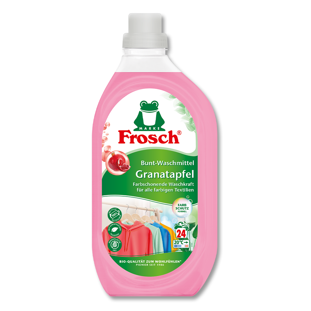 Frosch Granatapfel Bunt-Waschmittel