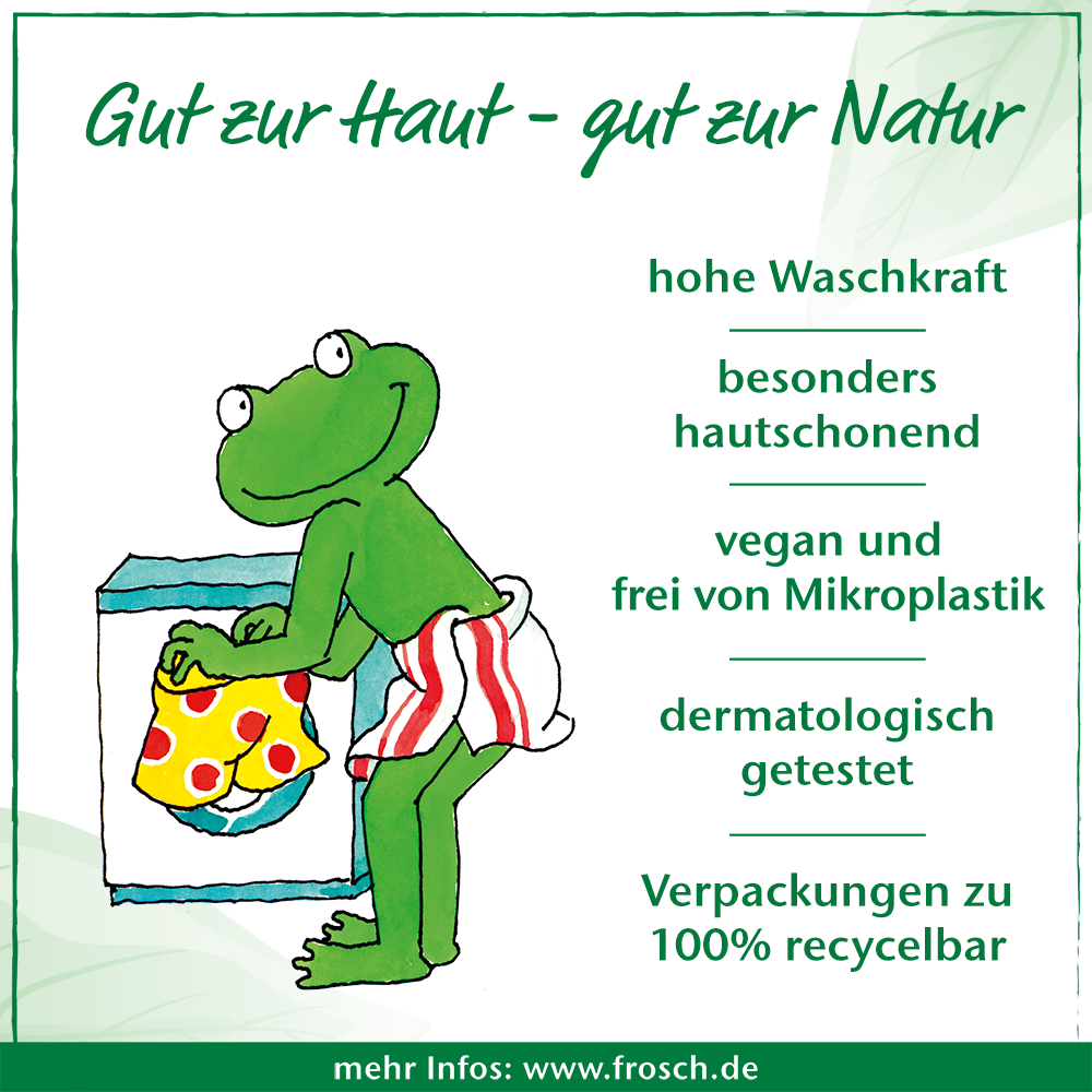 Frosch Granatapfel Bunt-Waschmittel