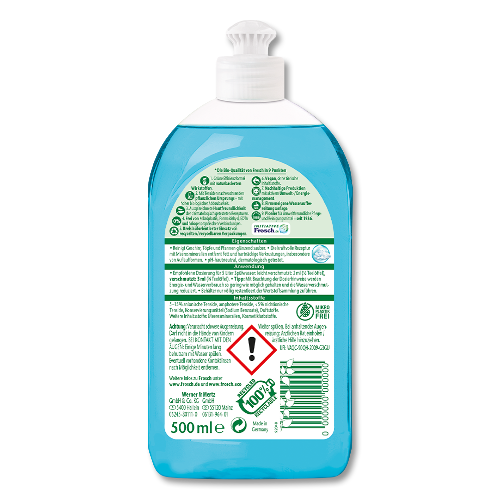 Frosch Spül-Gel Meeresmineralien