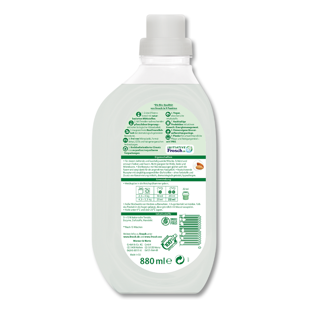 Frosch Sensitiv-Weichspüler Mandelmilch
