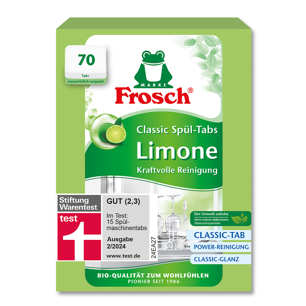 Frosch Classic Tabs Limone, 70 Stück