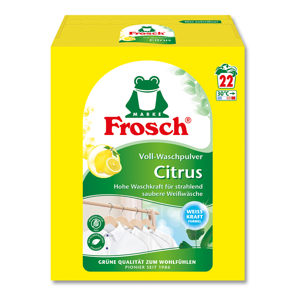 Frosch Citrus Voll-Waschpulver Frosch Citrus Voll-Waschpulver