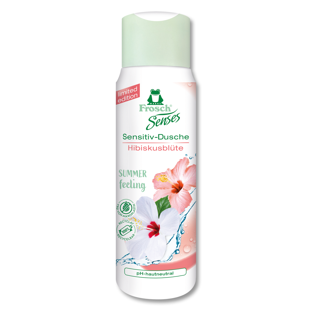 Frosch Hibiskusblüte Sensitiv-Dusche