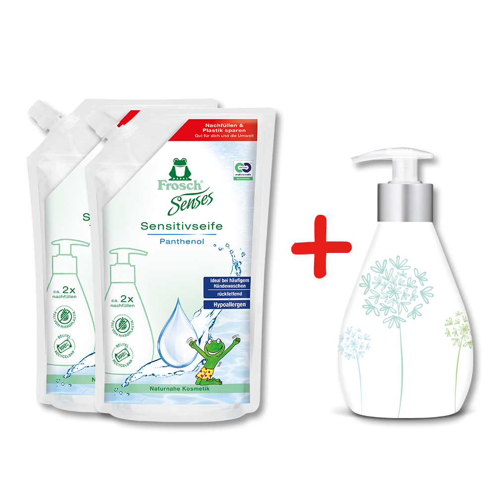 Starter-Set Frosch Senses Sensitivseife Starter-Set Frosch Senses Sensitivseife