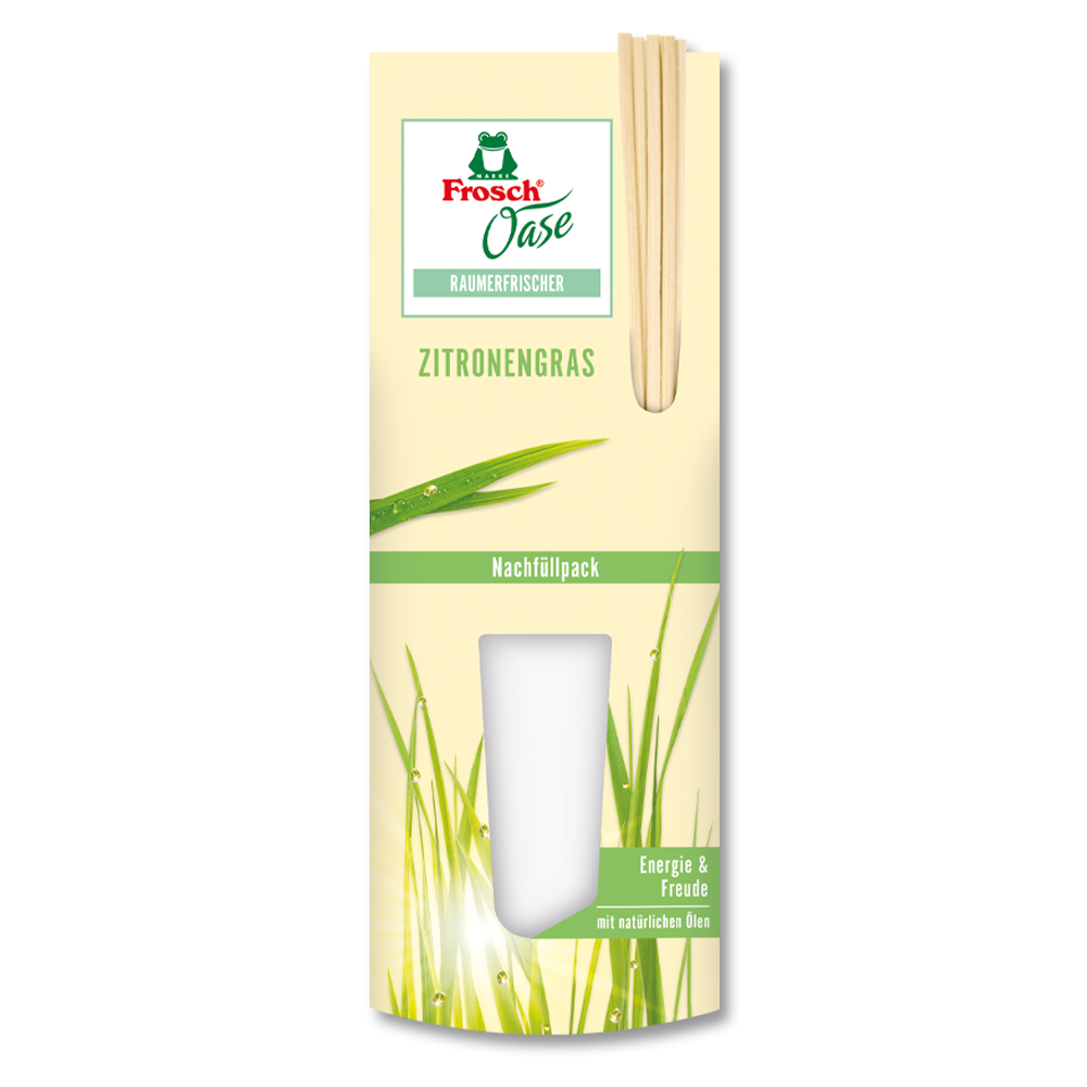 Frosch Raumerfrischer Zitronengras Nachfüllbeutel Frosch Raumerfrischer Zitronengras Nachfüllbeutel