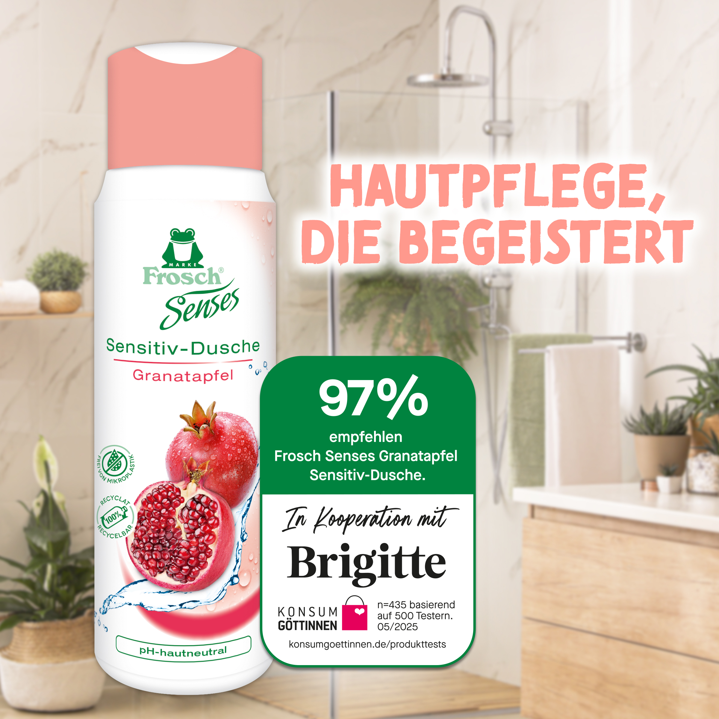 Frosch Sensitiv-Dusche Granatapfel