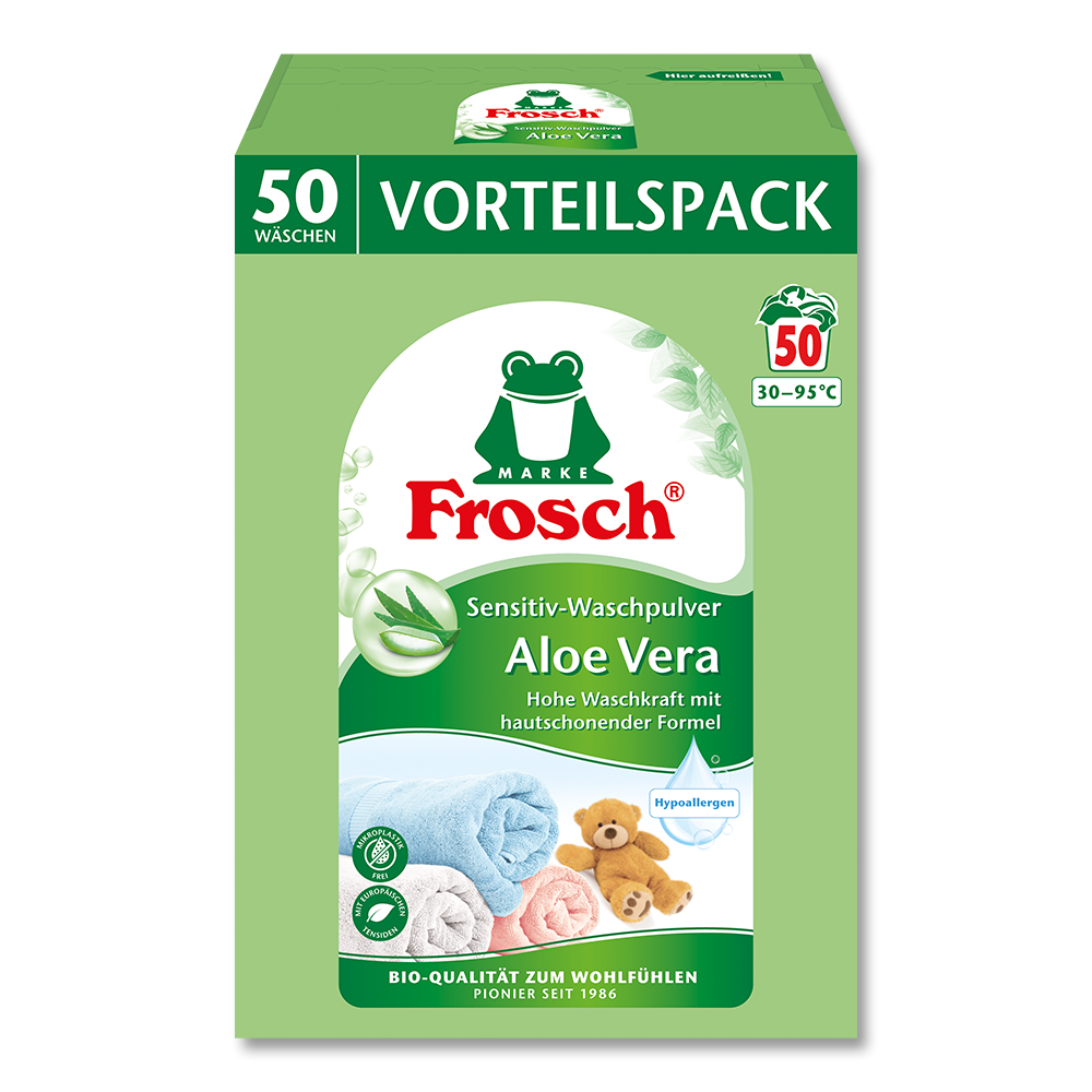 Frosch Aloe Vera Sensitiv-Waschpulver