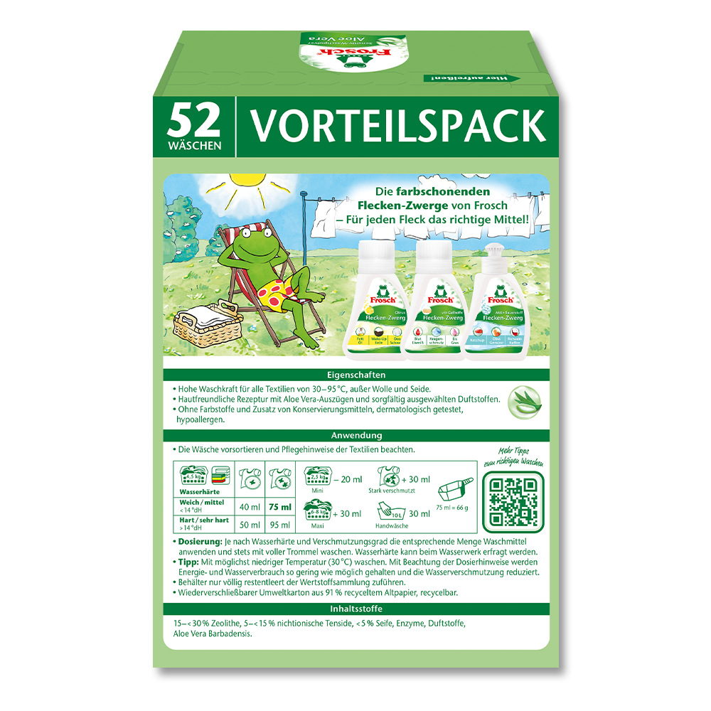 Frosch Aloe Vera Sensitiv-Waschpulver