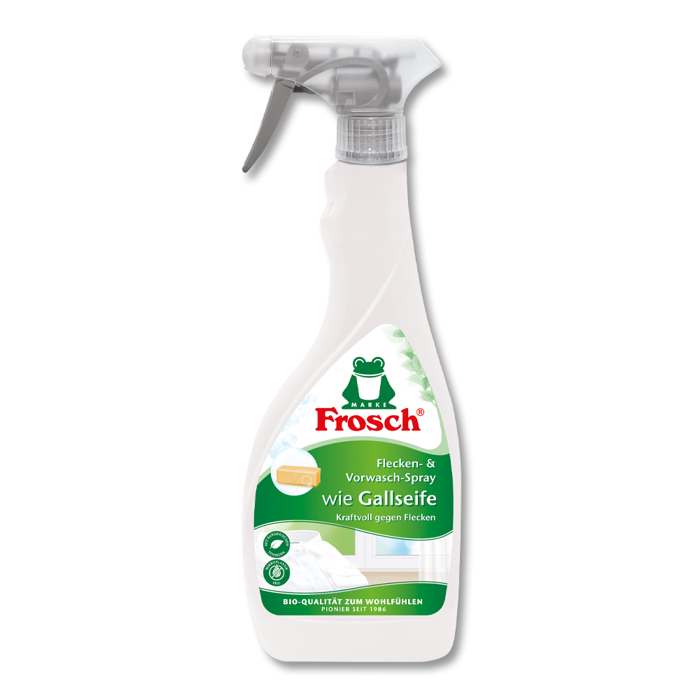 Frosch wie Gallseife  Flecken- & Vorwasch-Spray Frosch wie Gallseife  Flecken- & Vorwasch-Spray
