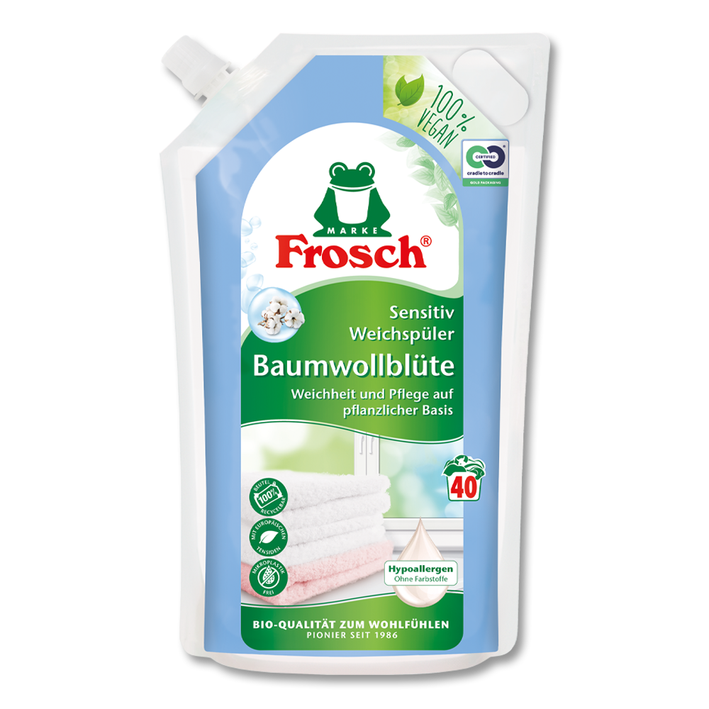 Frosch Baumwollblüten Weichspüler