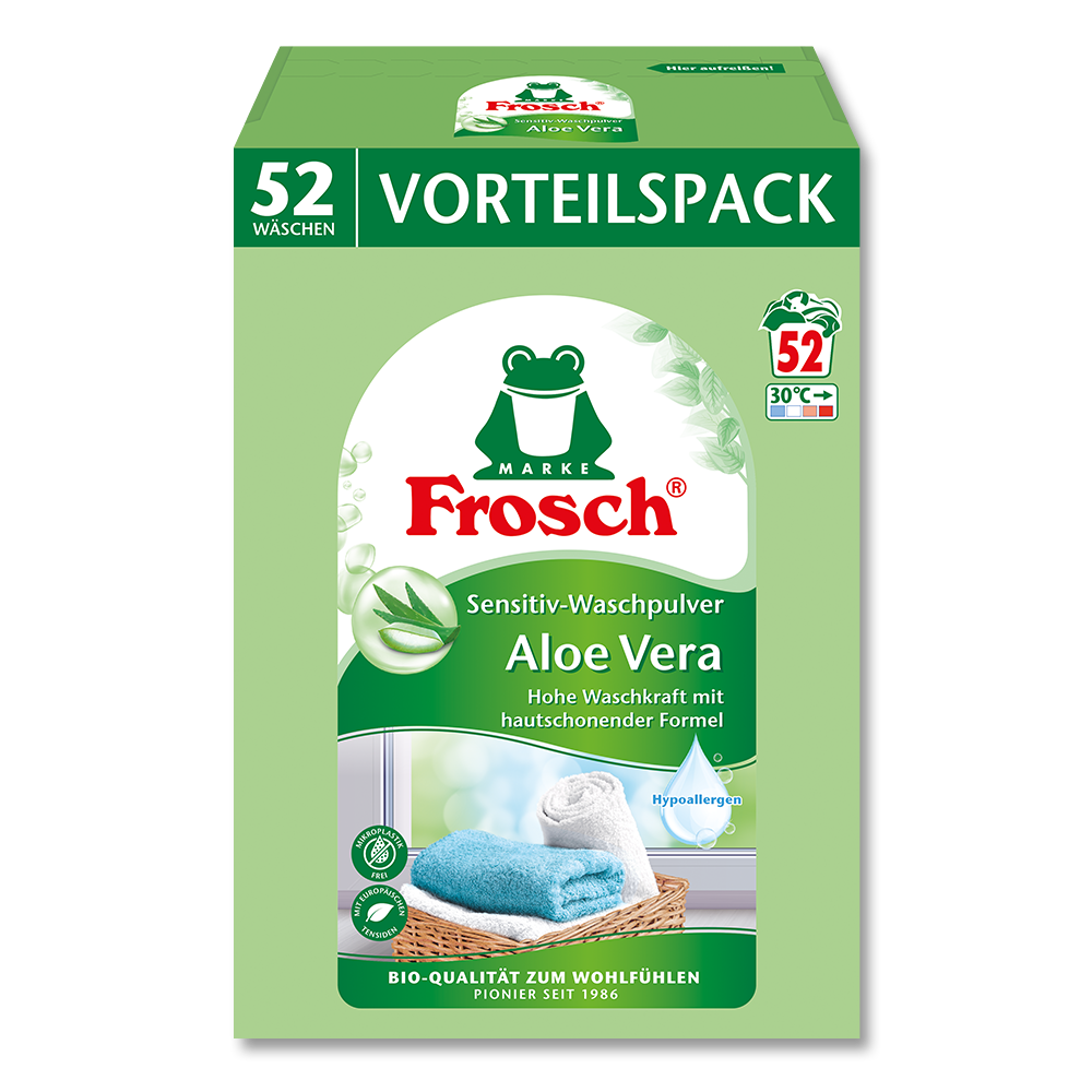 Frosch Aloe Vera Sensitiv-Waschpulver