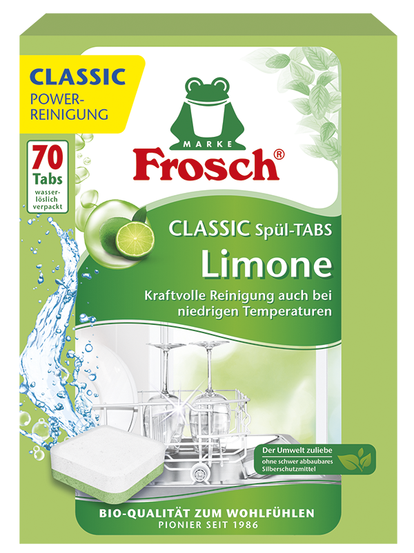 Frosch Classic Tabs Limone, 70 Stück