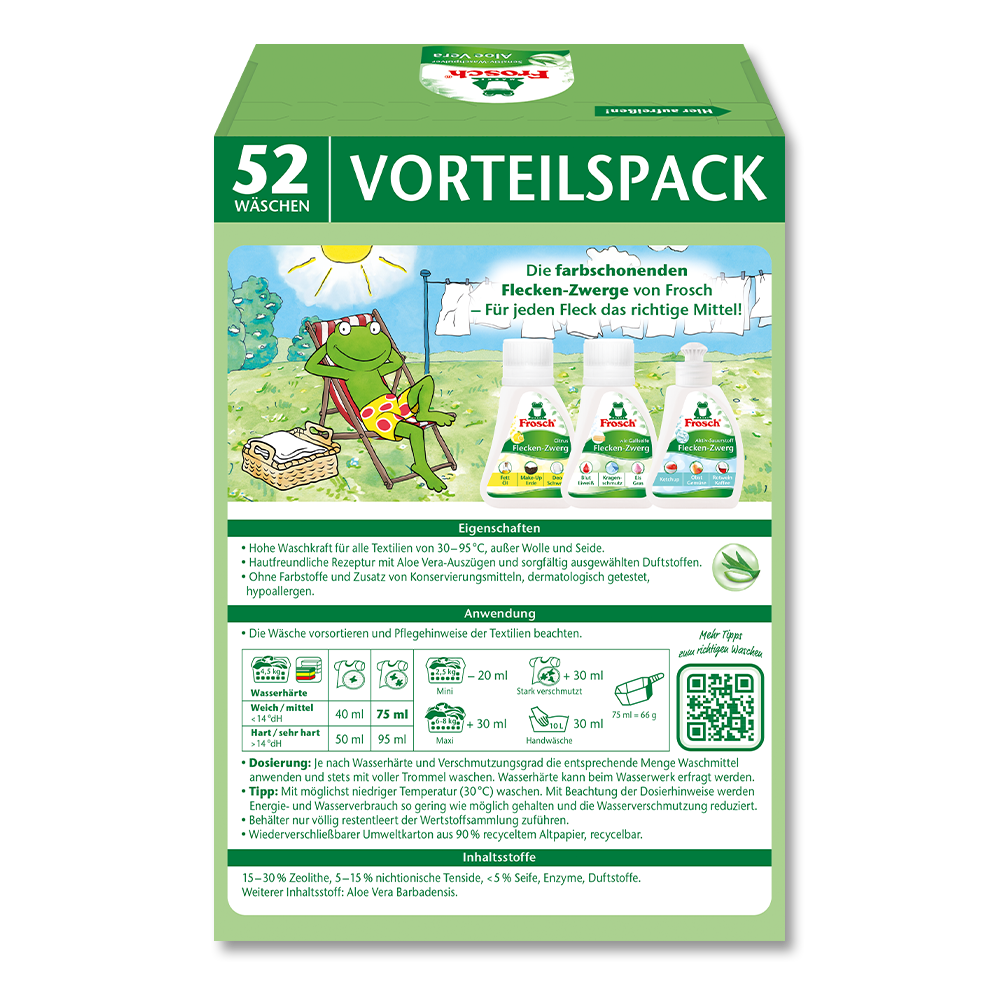 Frosch Aloe Vera Sensitiv-Waschpulver