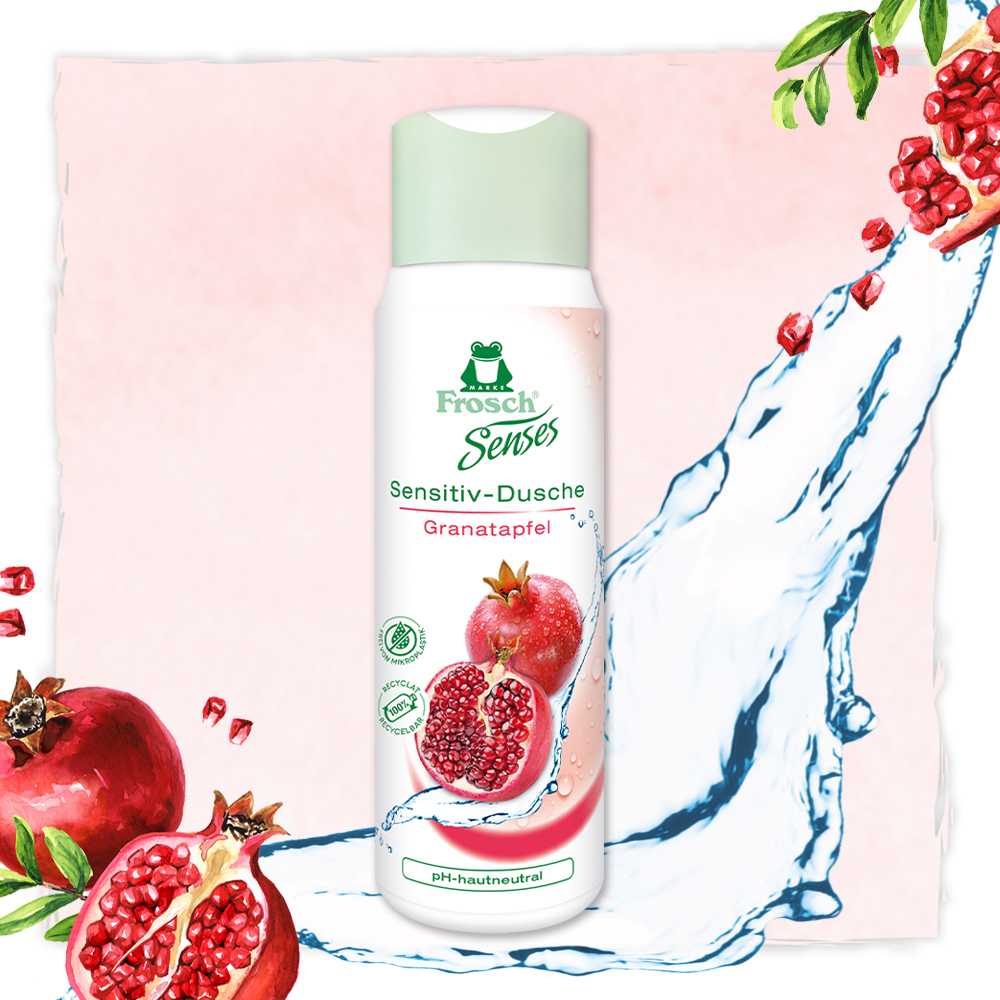 Frosch Sensitiv-Dusche Granatapfel