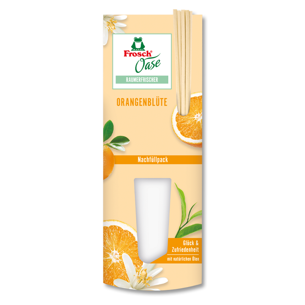 Frosch Raumerfrischer Orangenblüte Nachfüllbeutel Frosch Raumerfrischer Orangenblüte Nachfüllbeutel