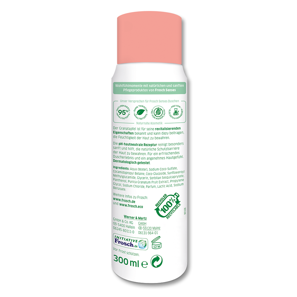 Frosch Sensitiv-Dusche Granatapfel