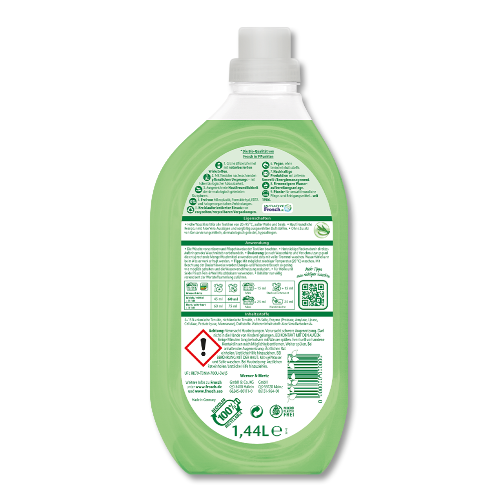 Frosch Aloe Vera Sensitiv-Waschmittel