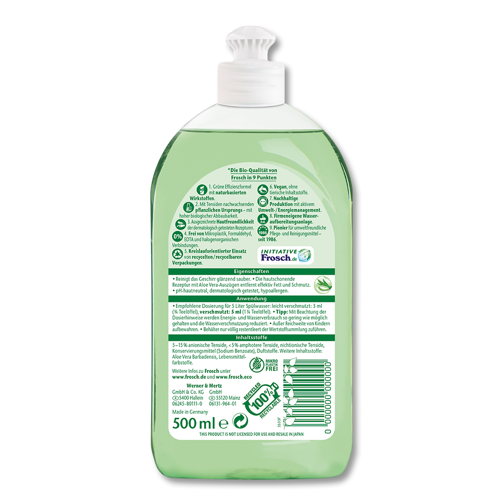 Frosch Aloe Vera Spül-Lotion