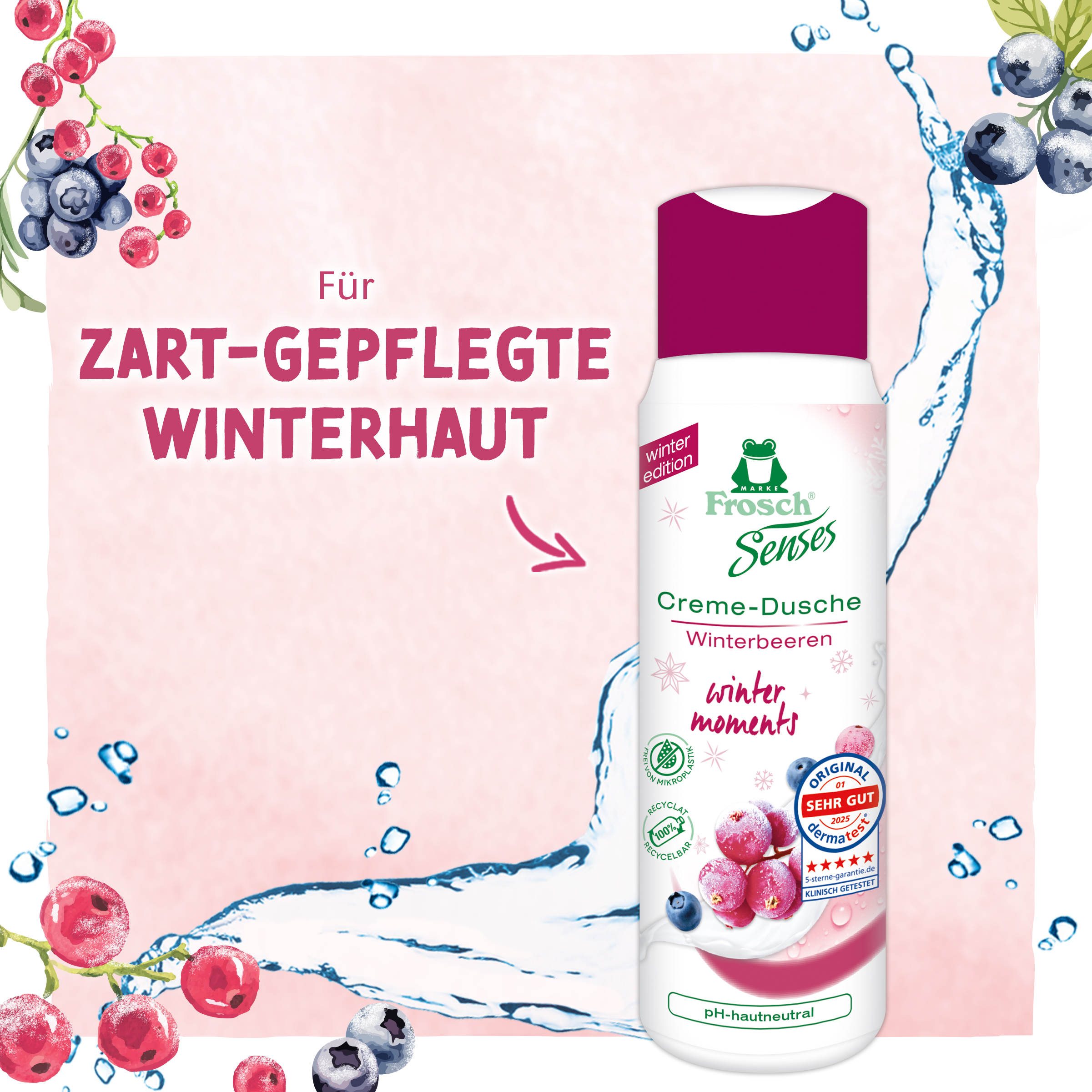Frosch Creme-Dusche Winterbeeren