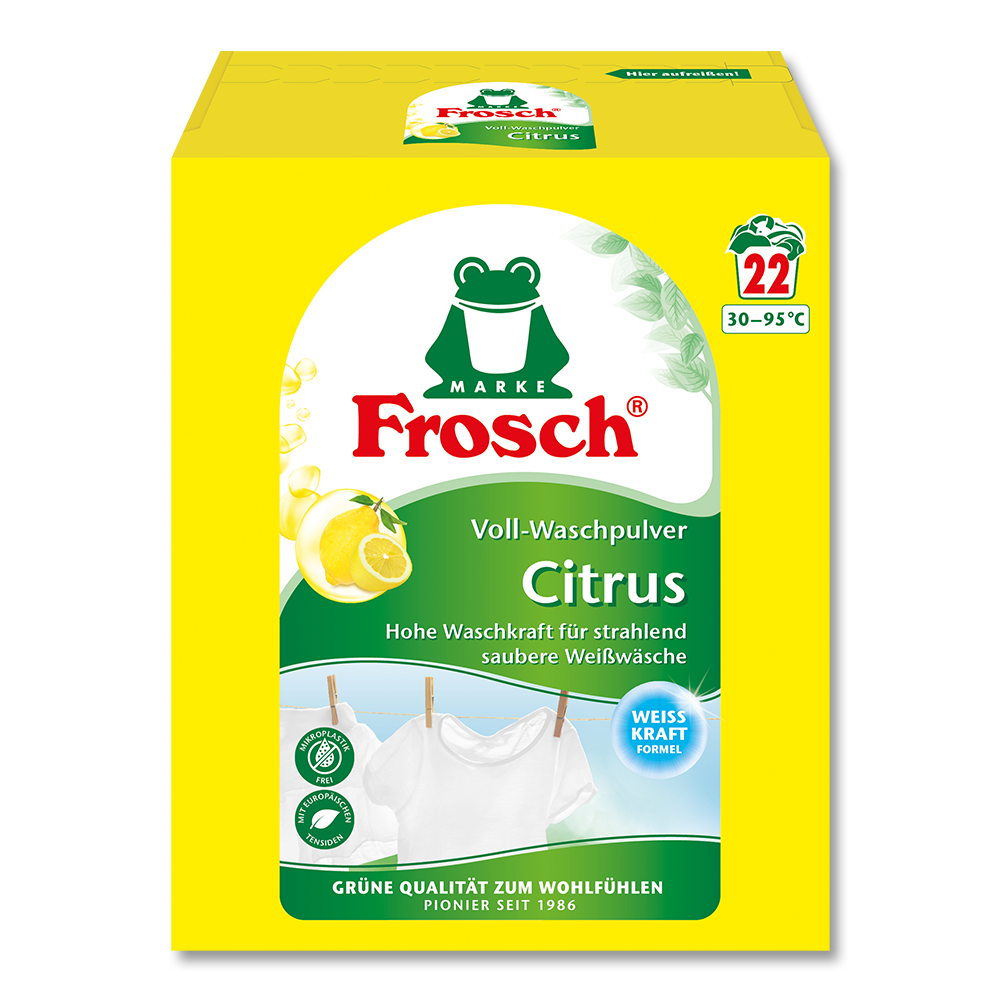 Frosch Citrus Voll-Waschpulver