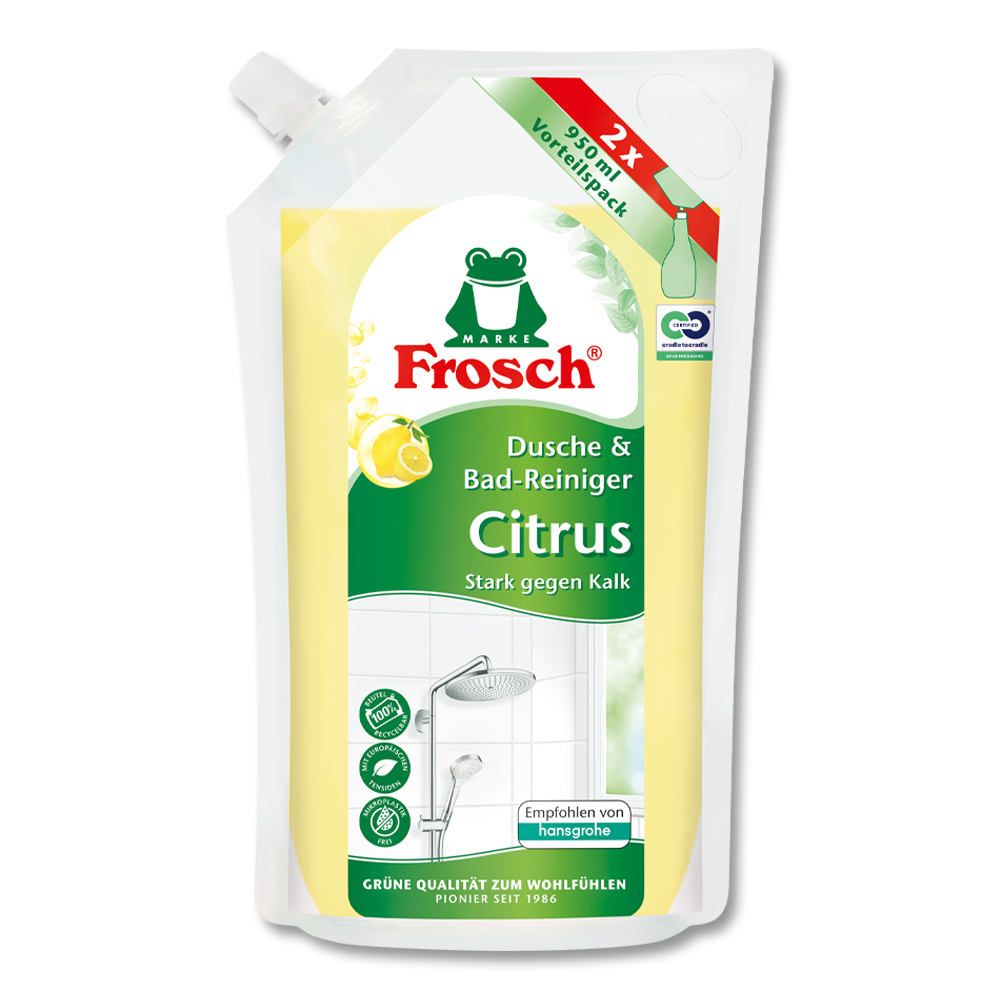 Frosch Citrus Dusche & Bad-Reiniger Nachfüllbeutel