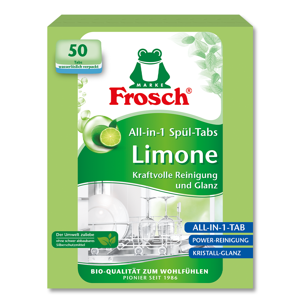 Frosch Limone All-in-1 Spül-Tabs